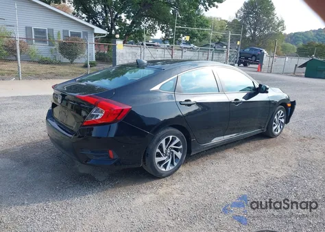 2018 Honda Civic Ex из США, поврежденный, VIN 19XFC2F74JE007608